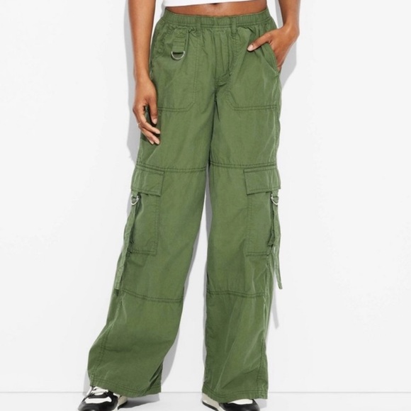 wild fable Pants - Olive Green Cargo Pants Wild fable